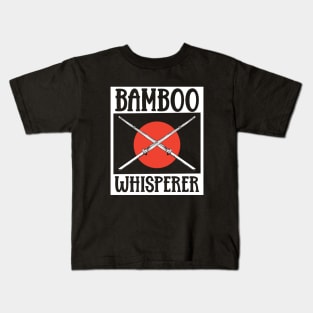 Bamboo Whisperer - Bamboo Sword - Kendo Kids T-Shirt